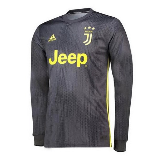 Camiseta Juventus Replica Tercera Ropa ML 2018/19 Gris